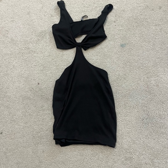 Black Cut out lovely day dress size Small - Picture 4 of 4